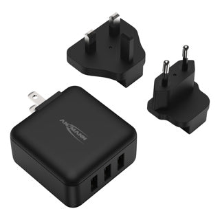 USB Travel Charger 15W With Concernable AC Pekkers