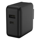USB Travel Charger 30W with interchangeable plugs