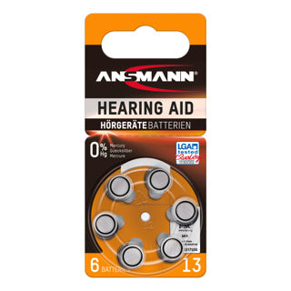 Batteries d'aide auditive Type 13 PR48