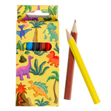 Duckiez colored pencils dino, 6 pcs.