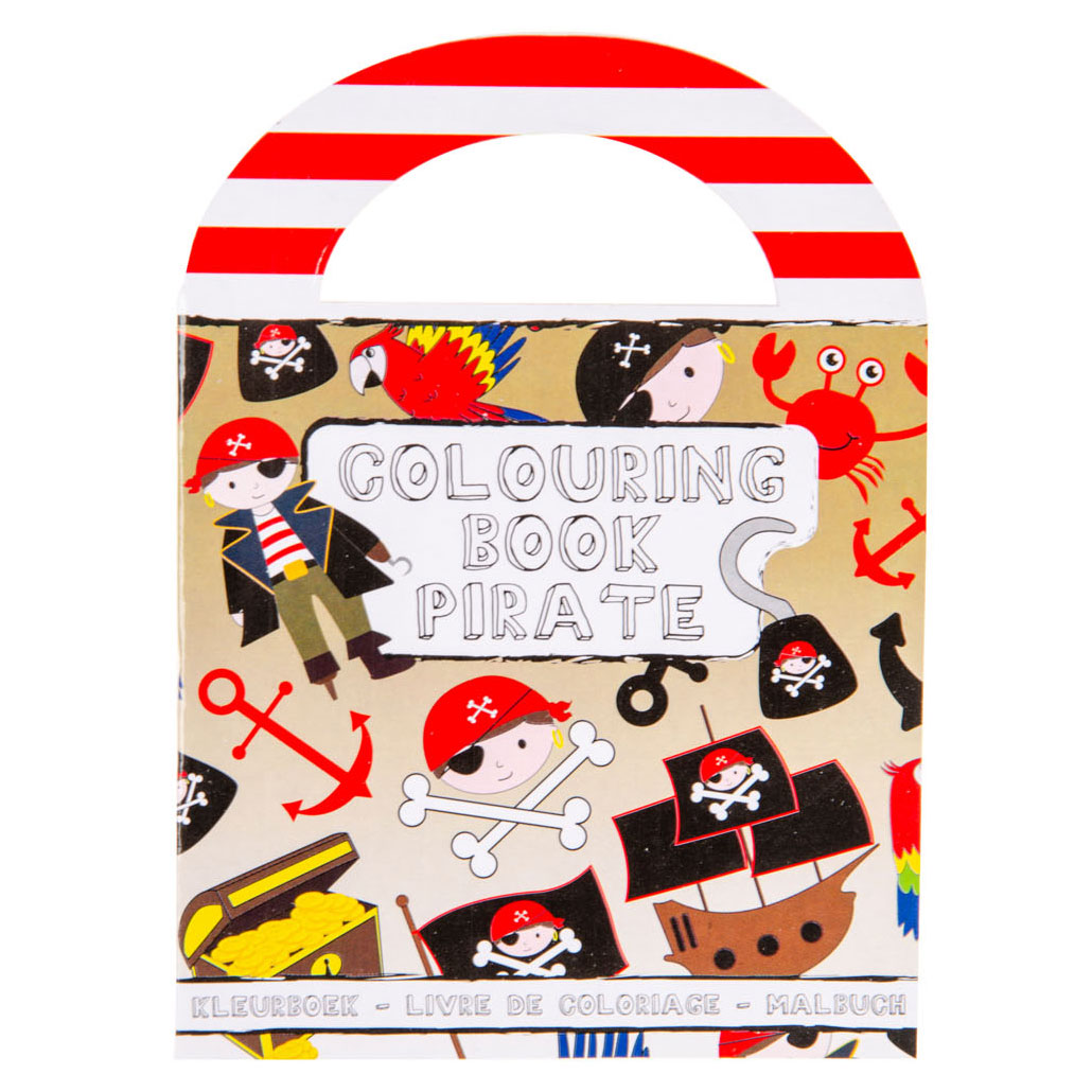 Duckiez coloring book with pirate stickers