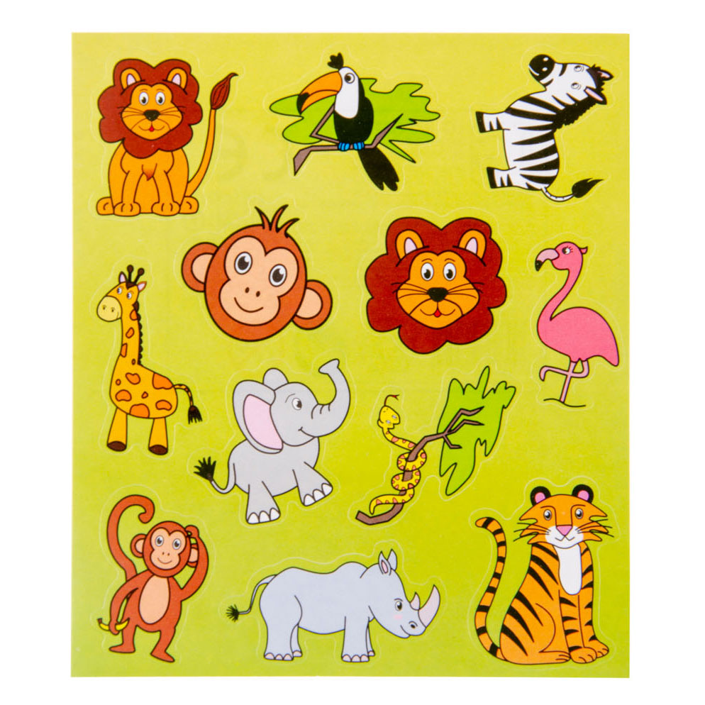 Duckiez Stickervel Wild Animals