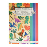 Duckiez coloring book with dinosaur sticker sheet