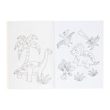 Duckiez coloring book with dinosaur sticker sheet