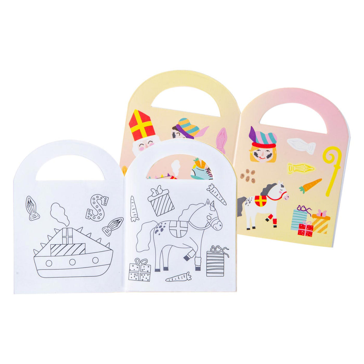 Duckiez kleurboekje met stickers sinterklaas