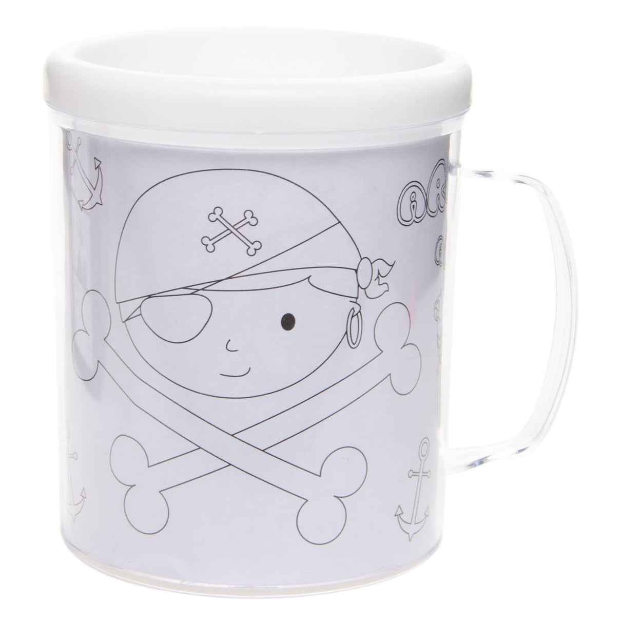 Colora la tua tazza di pirata