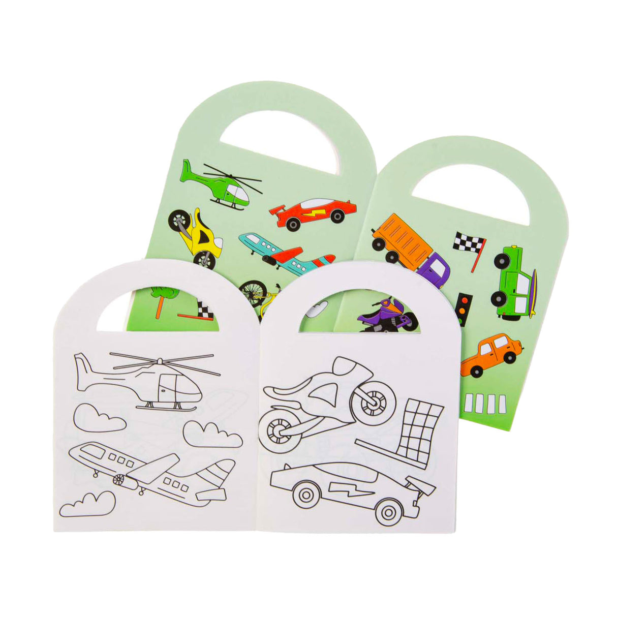 Duckiez Faarfbuch mat Stickeren Gefierer