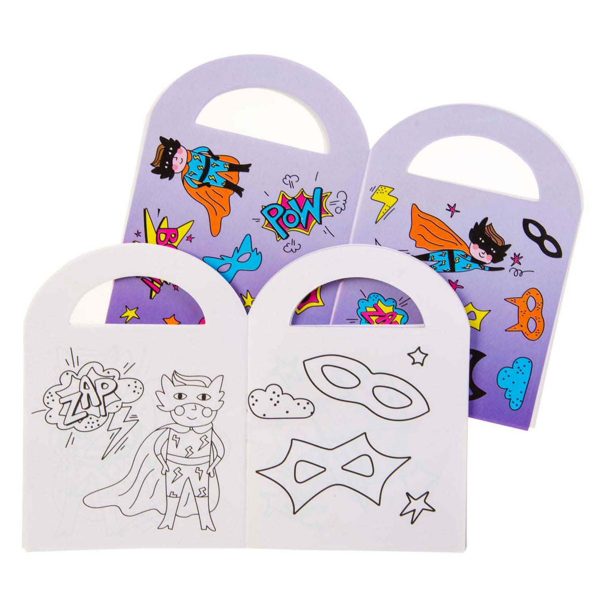 Duckiez coloring book with superhero stickers