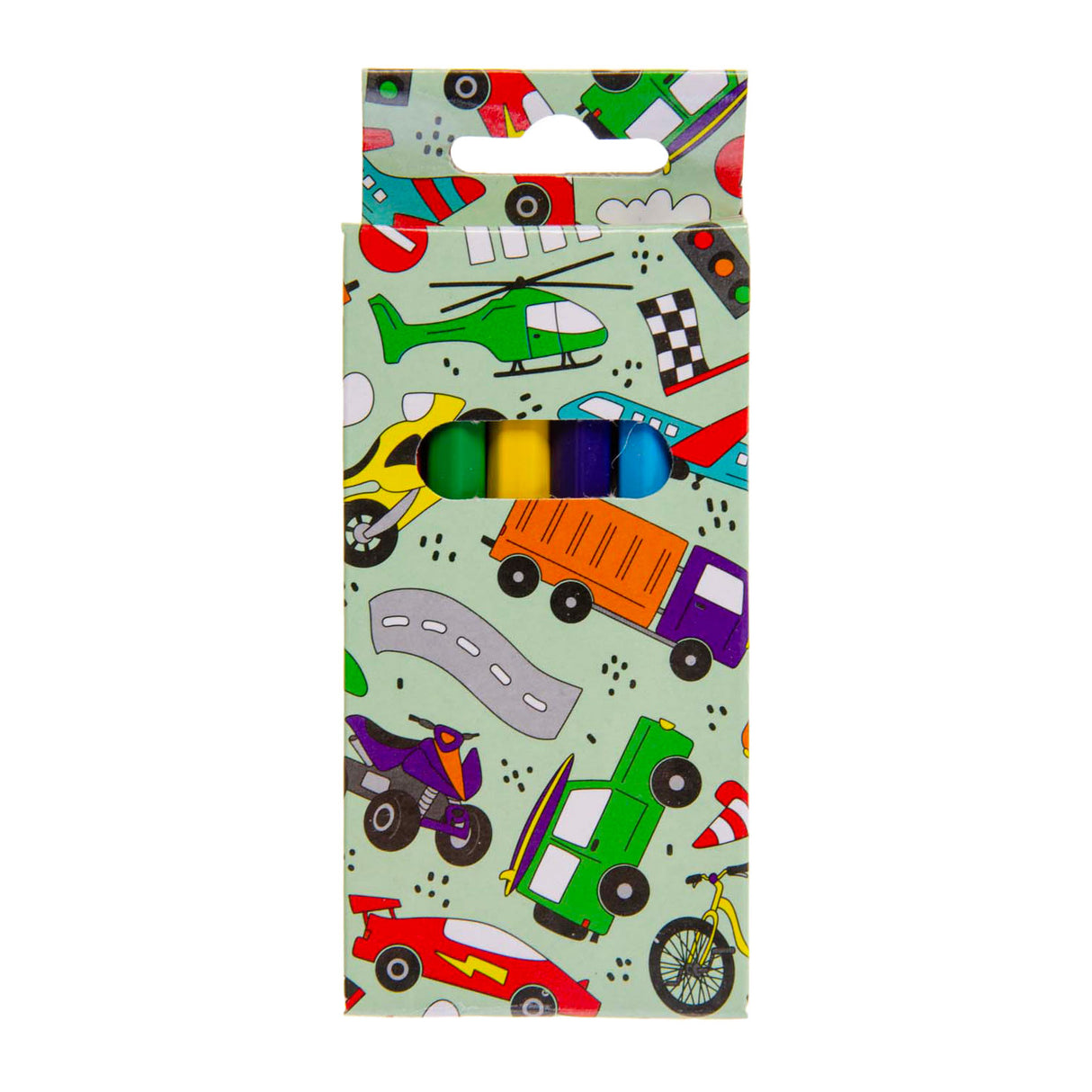 Duckiez colored pencils vehicles, 6 pcs.
