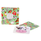 Mini jogo de memorando Duckiez, animais de fazenda, 28 cartas