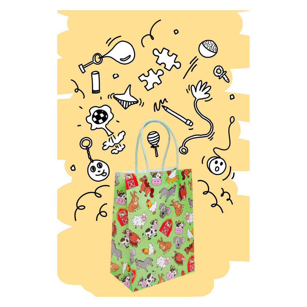 Bolsa regalo Duckiez animales de granja