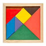 Duckiez houten tangram puzzel, 7st.