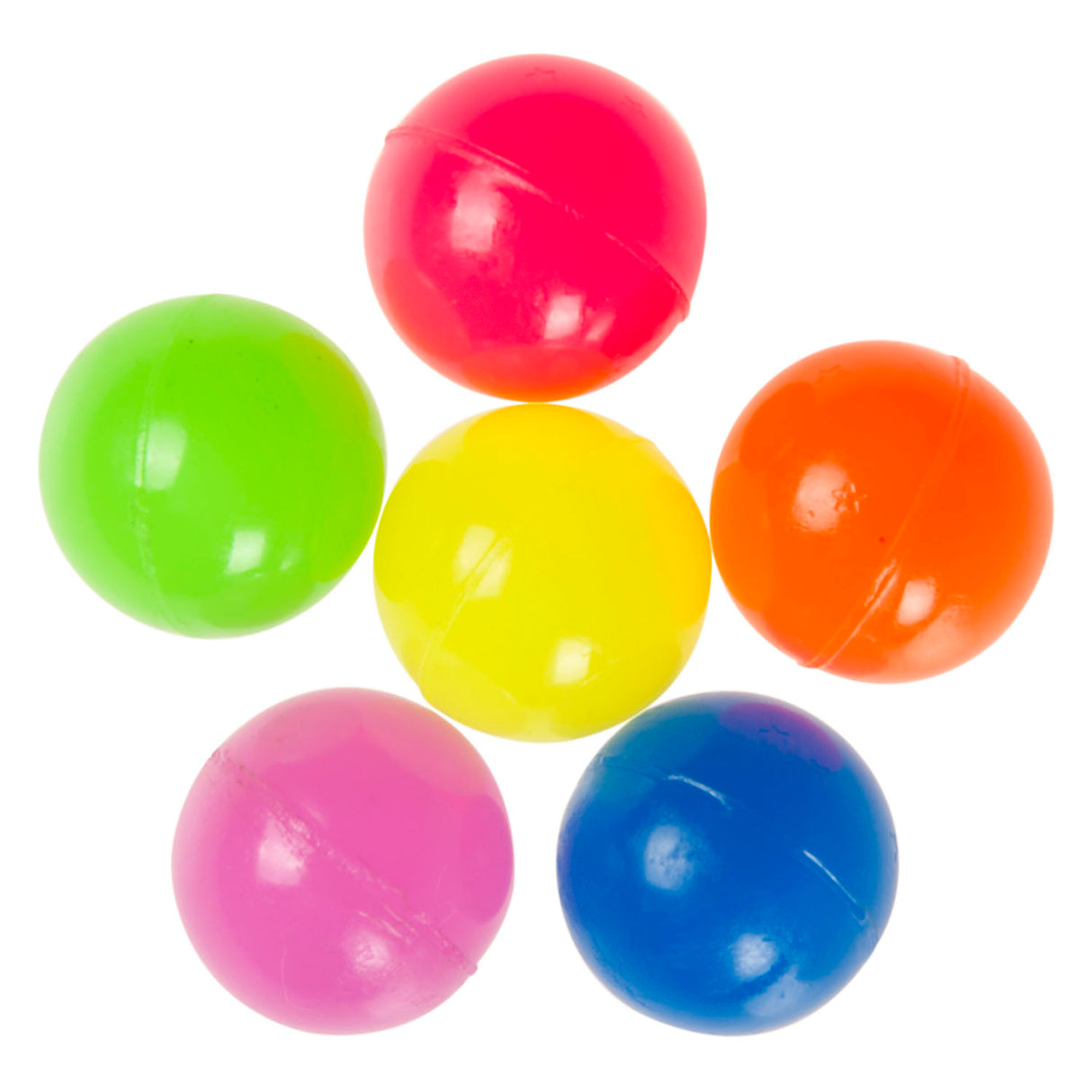 Duckiez mini bouncy balls neon colored, 50 pcs.