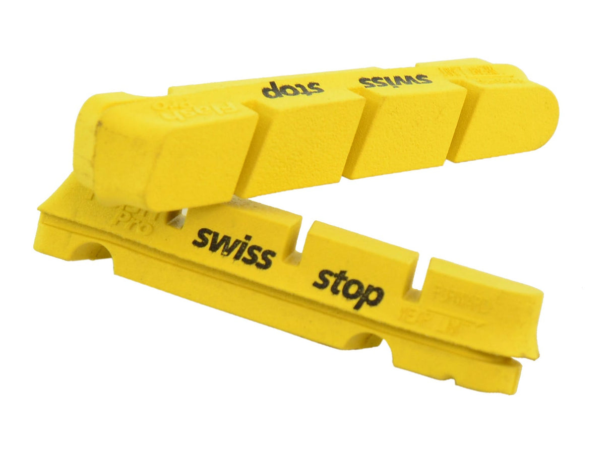 Shimano SwissStop Brake Pads Rim Brake SRAM Flash Pro Yellow King Carbon Yellow (4)