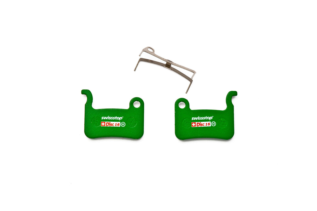 Swissstop - conjunto de pastilhas de freio disco 16 c - shimano, trp