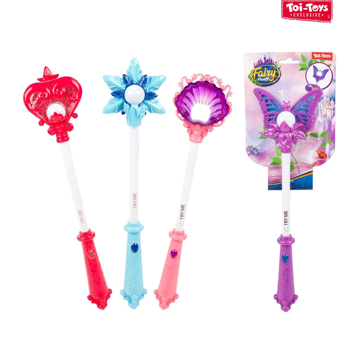 Toi-toys magic wand pearl with light