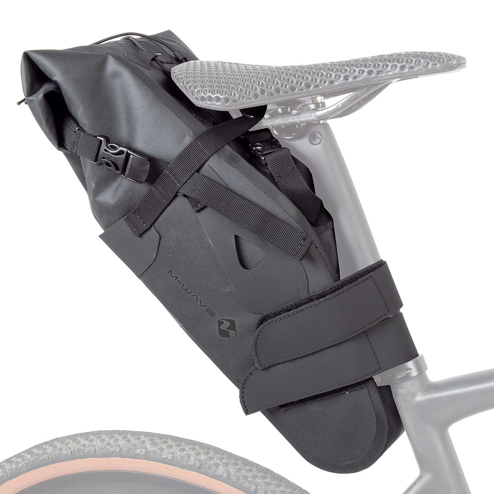 M-wave sadeltaske rough ride ii - sort - 12 liter (l)