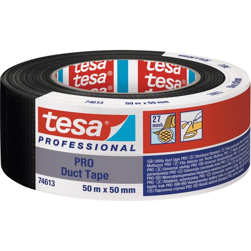Nastro adesivo Tesa Pro nero 50mm 50mtr