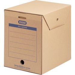 System container Elba 100421092 A4 brown 6 pieces
