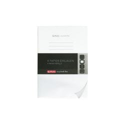 Exercise book Herlitz white flexa4no28fscmix