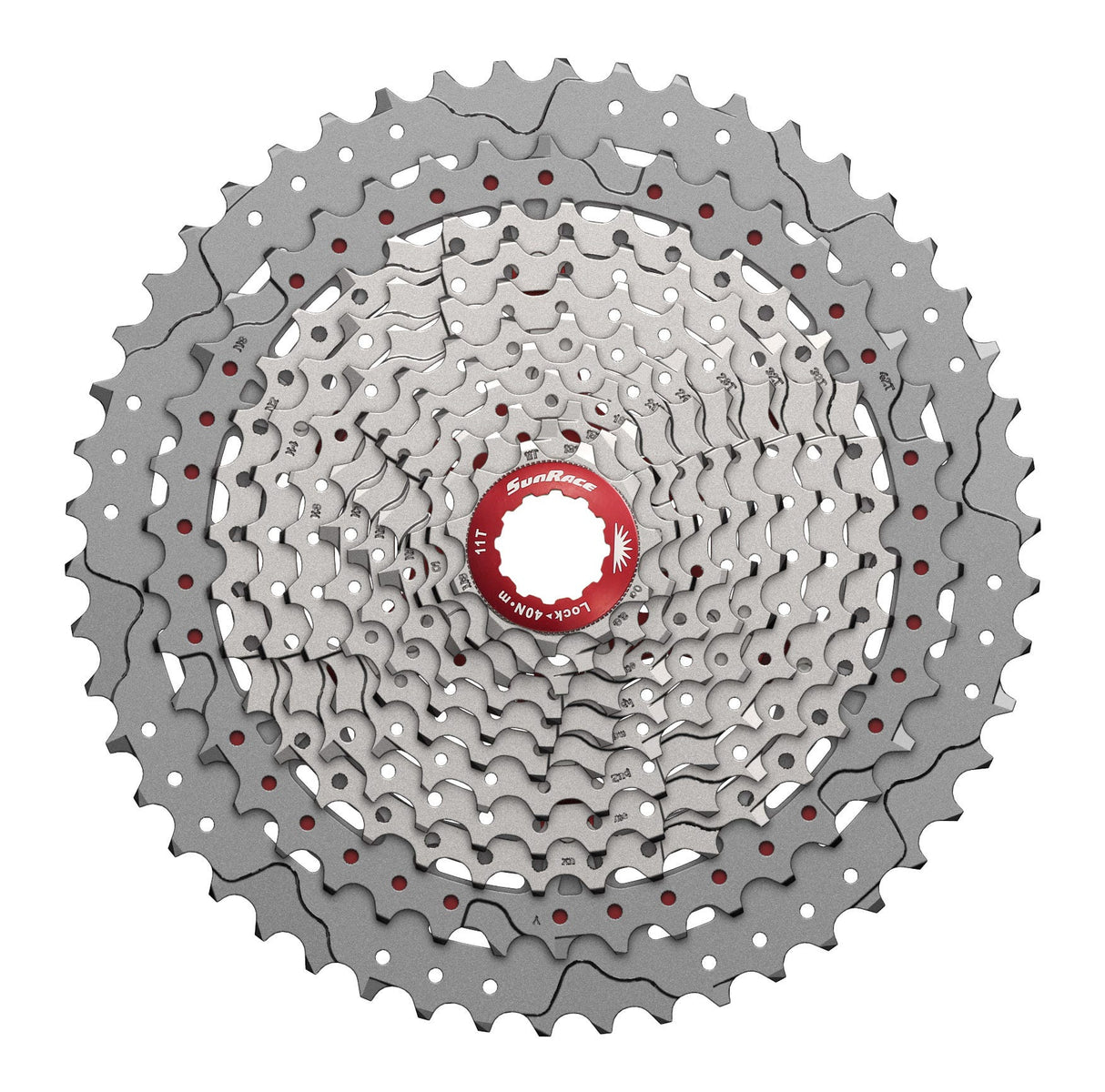 Sunrace cassette 11-50t 11 speed silver