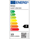 Lampa LED Entac E27 15W 3000K WW 1340lm