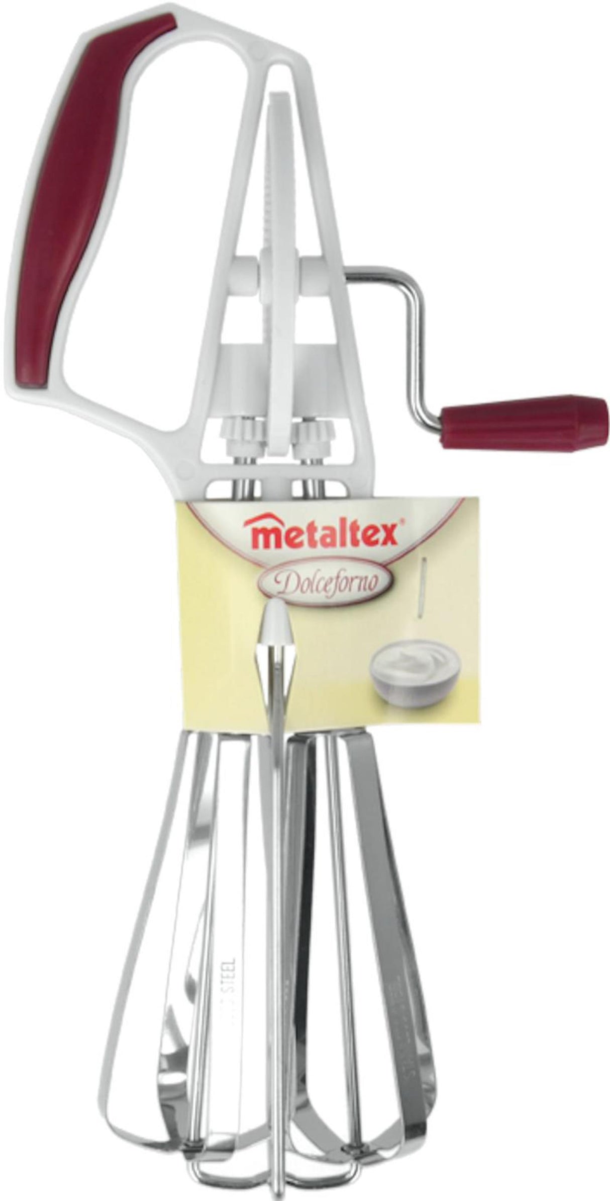 Metaltex mechanische dubbele mixer