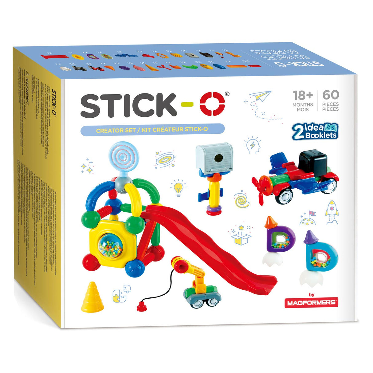 Conjunto de criadores de stick-o