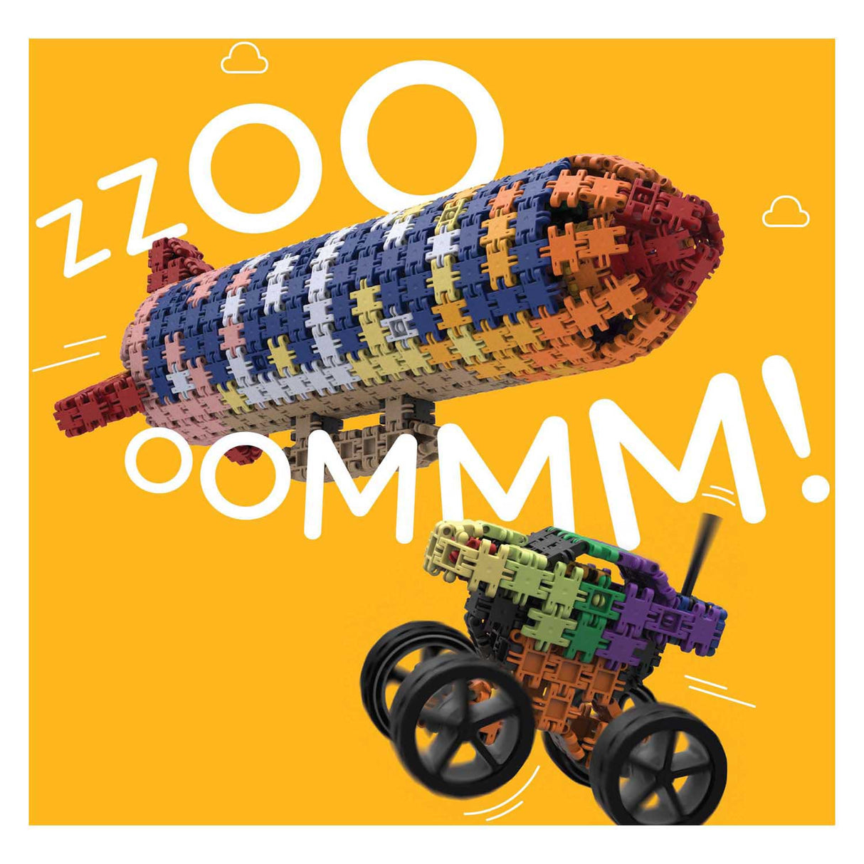 Clics nano - creative builders construction set - 1000 pcs.