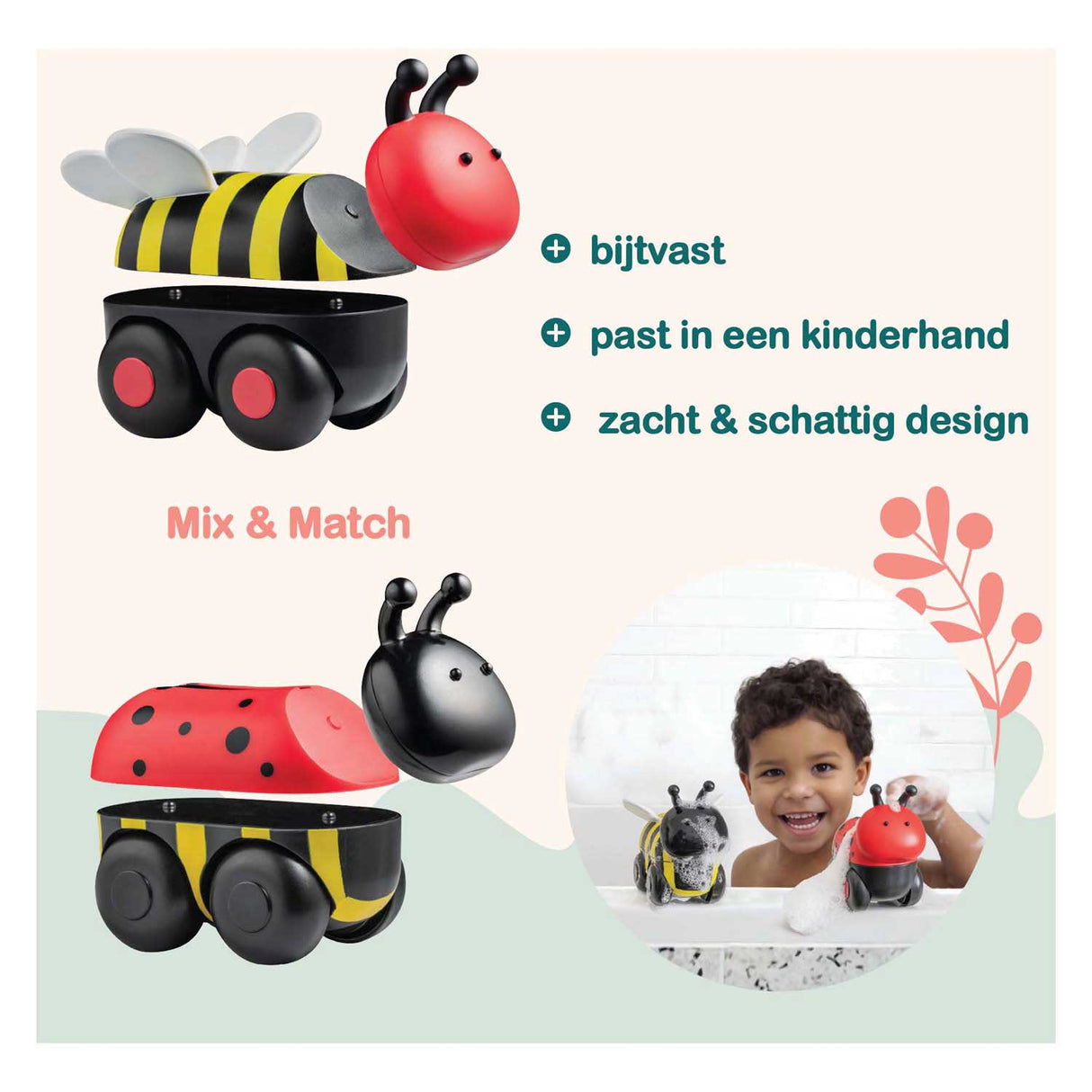 Clics magimals wheely insects box - 6 pcs.
