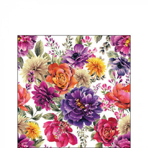 Serviette Ambiente 25cm anne blanc fsc mix