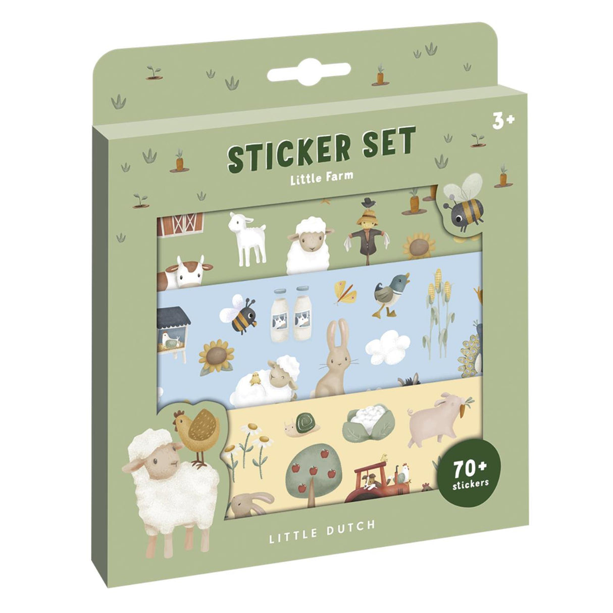 Kleng hollännesch Sticker Set Bauerenhaff