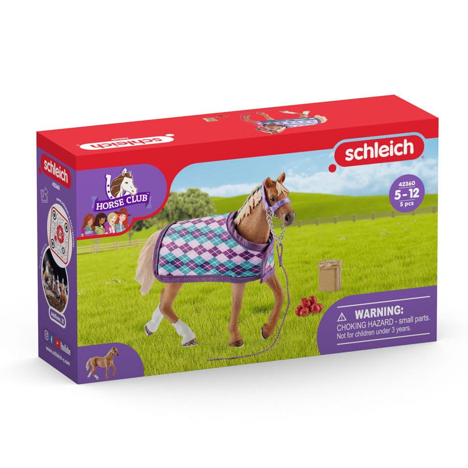 Schleich Horse Club English Thoroughbred z odejo