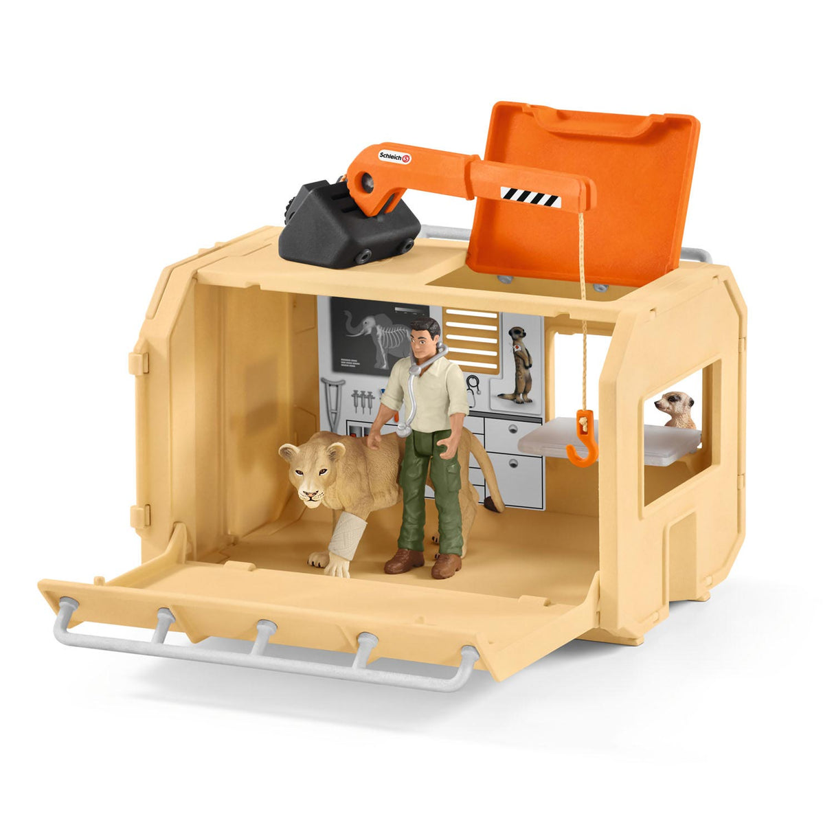 Schleich divoký život velký život auto pro zvířata 42475