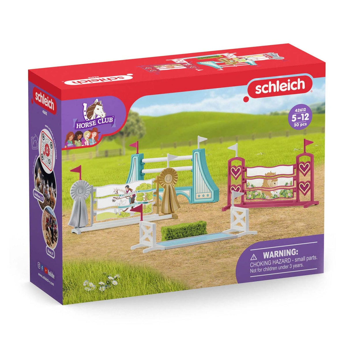 Schleich Päerd Accessoiren fir d'Hindernis Course 42612