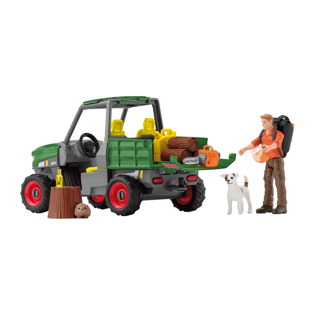 Schleich Farm World Houtzager with vehicle 42659