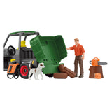 Schleich Farm World Houtzager with vehicle 42659