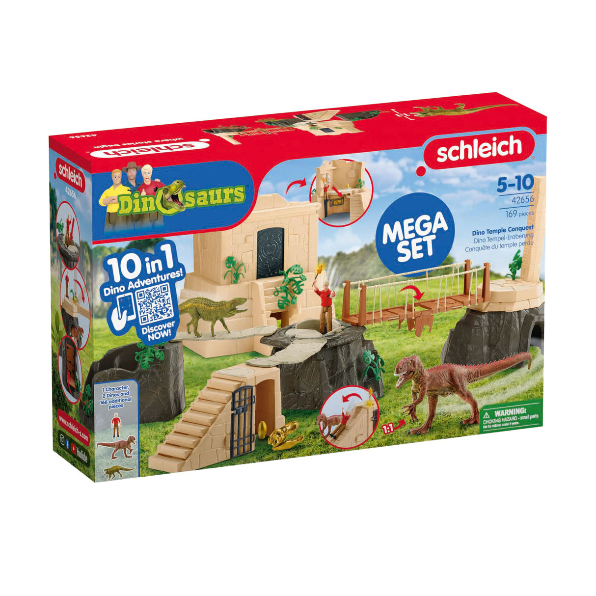 Schleich Dinosaurier Tempel Eruewerung 42656