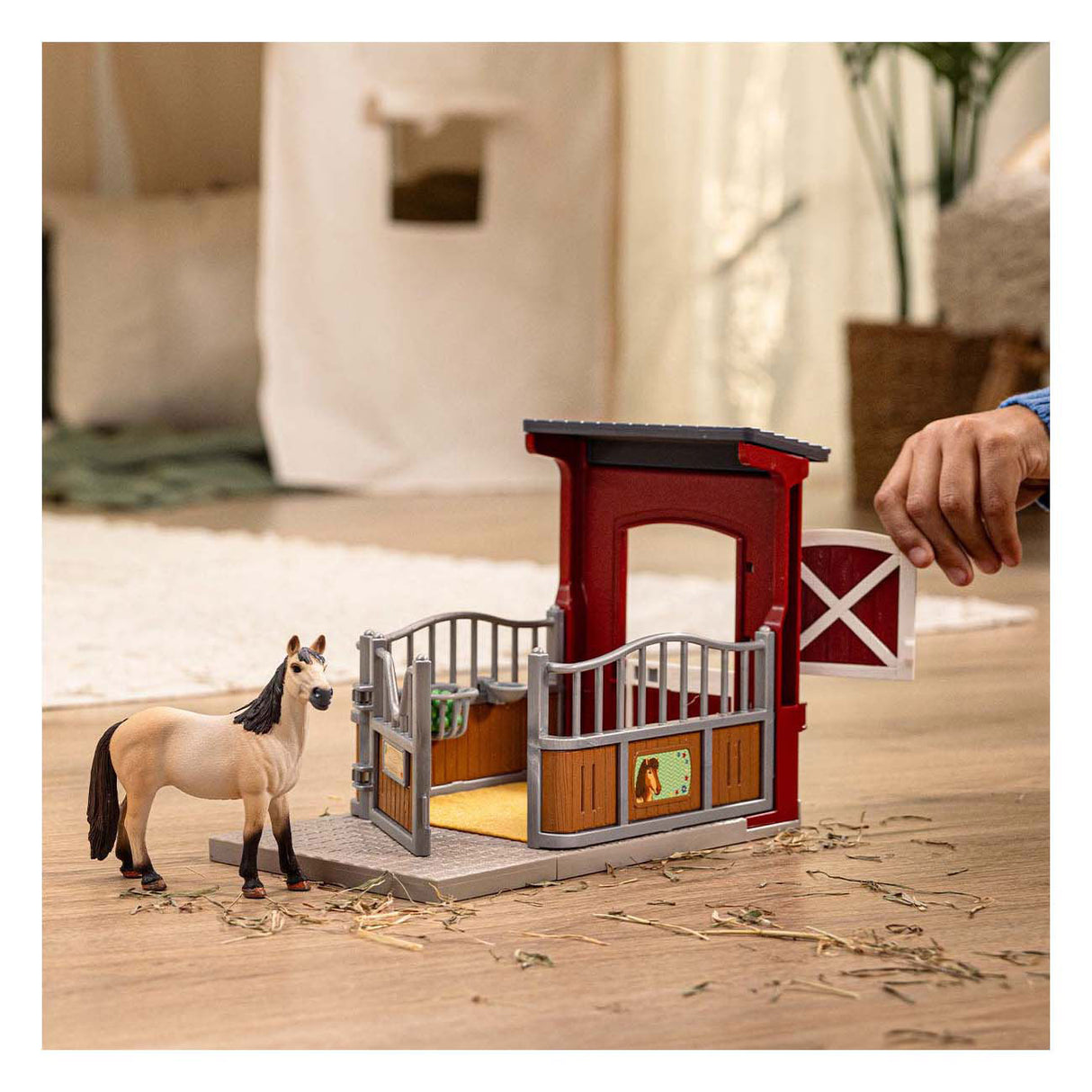 Schleich 42724 ponių dėžė su mustang kumele