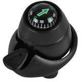 Cykelklokke med kompas 34 mm sort