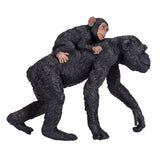 Chimpanzé de la faune Mojo avec bébé 387264