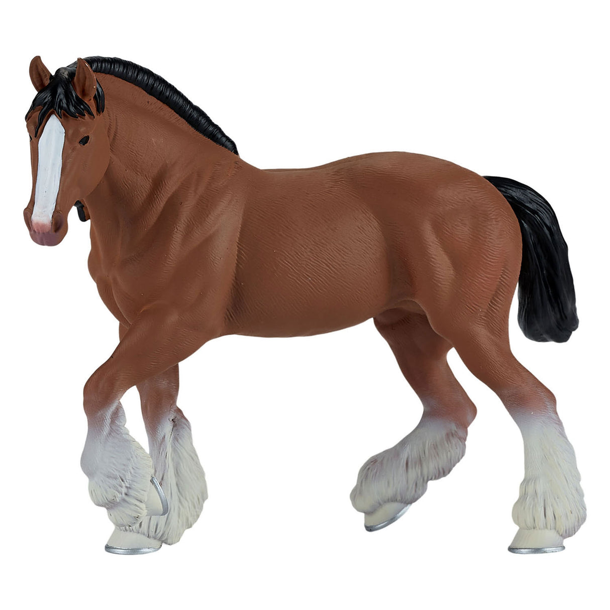 Brązowy koń Clydesdale Mojo - 381084