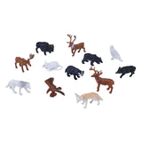 Set da gioco mini animali della foresta Mojo Wildlife, 12 pezzi. -380054