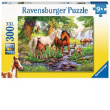 Ravensburger Jigsaw Puzzle xxl Wildpferde am Fluss, 300st.