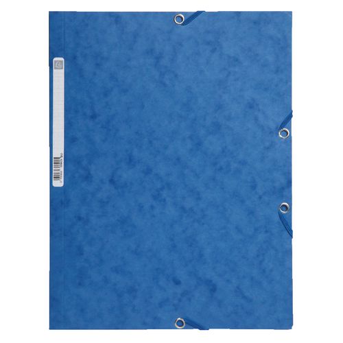 Mappen esselte flappen elastiek a4 240x320mm blauw