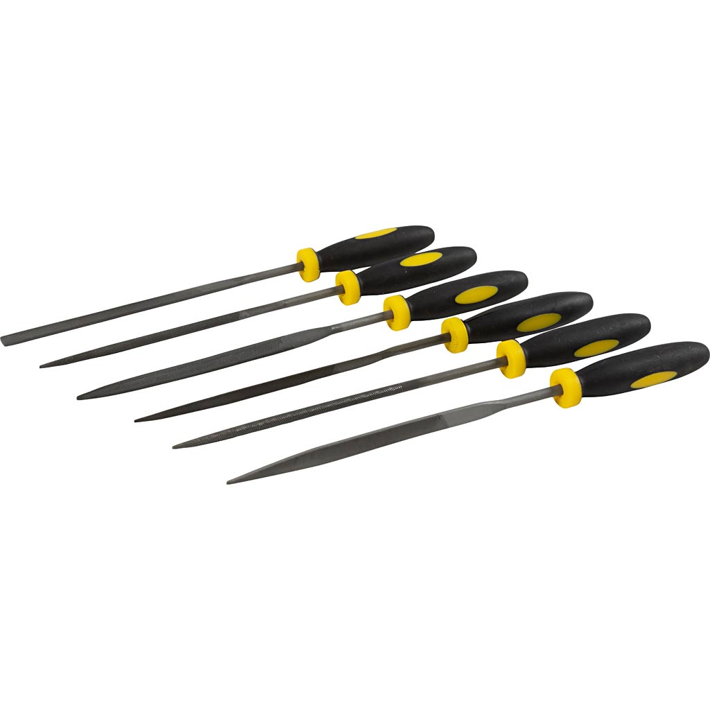 File set, l: 150 mm, 6 pieces 1 set
