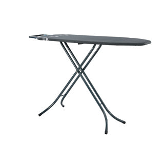 Abi leifheit strijkplank classic m (120 x 38 cm) basic zwart