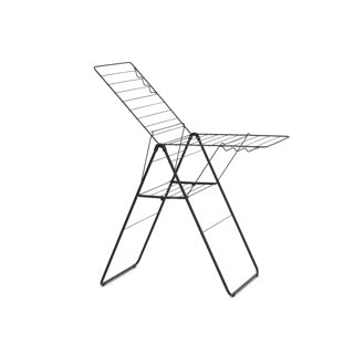 Étendoir Brabantia hangon, 20 m - noir mat