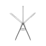 Brabantia tendedero hangon, 25 m con varilla - negro mate