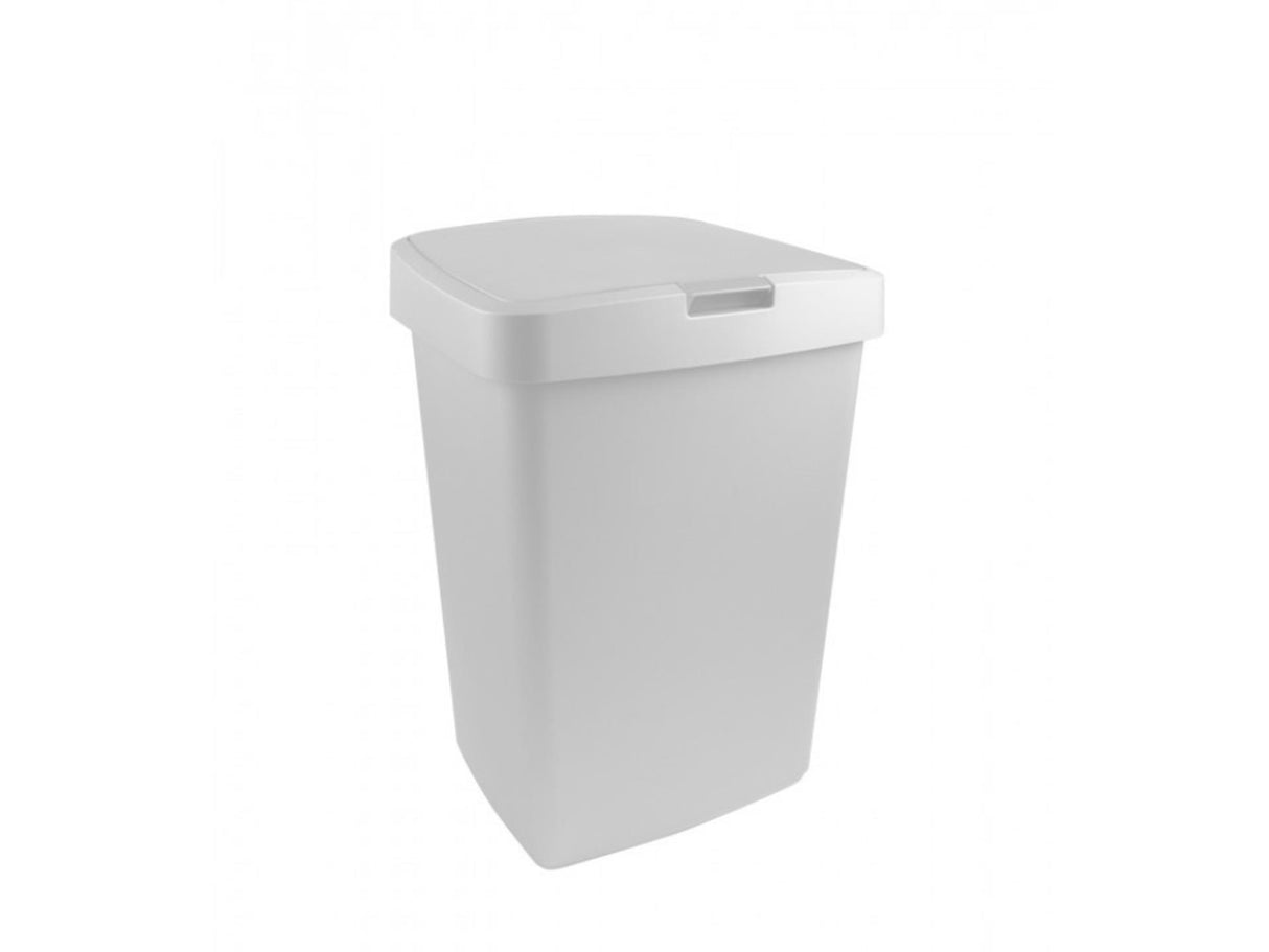 Sunware Delta Trash Can con válvula 50L White